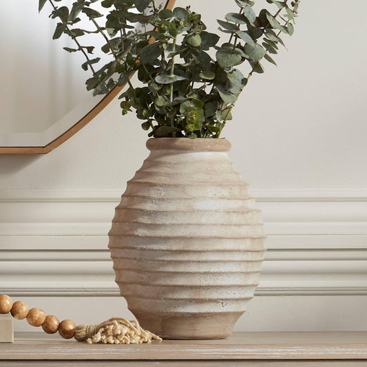 Hive High Antique White Decorative Vase