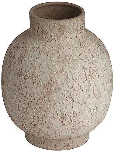High White with Rust Antique Decorative Vase